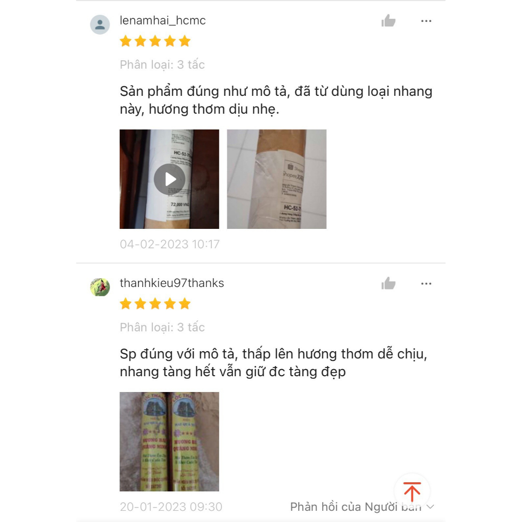 Nhang Lộc Thành, Combo 1 Ống 30cm và 1 Thẻ 600g, hương bài Quảng Ninh, đậu tàn, ít khói