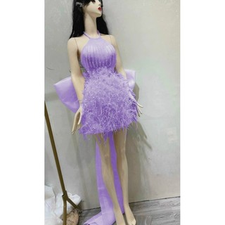 ĐẦM BODY PHỐI NƠ LƯNG CỔ YẾM