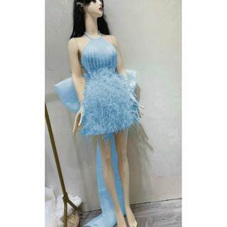 ĐẦM BODY PHỐI NƠ LƯNG CỔ YẾM