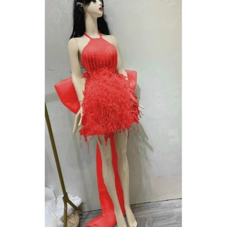 ĐẦM BODY PHỐI NƠ LƯNG CỔ YẾM