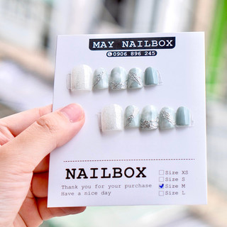 Nailbox - móng thiết kế loang tráng gương nhẹ nhàng sang chảnh