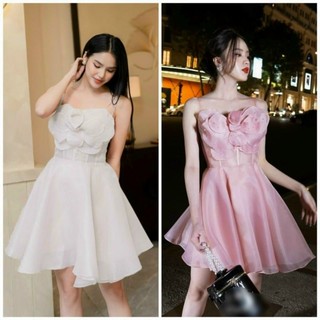 ĐẦM XÒE PHỒNG ĐÍNH HOA PHA LÊ