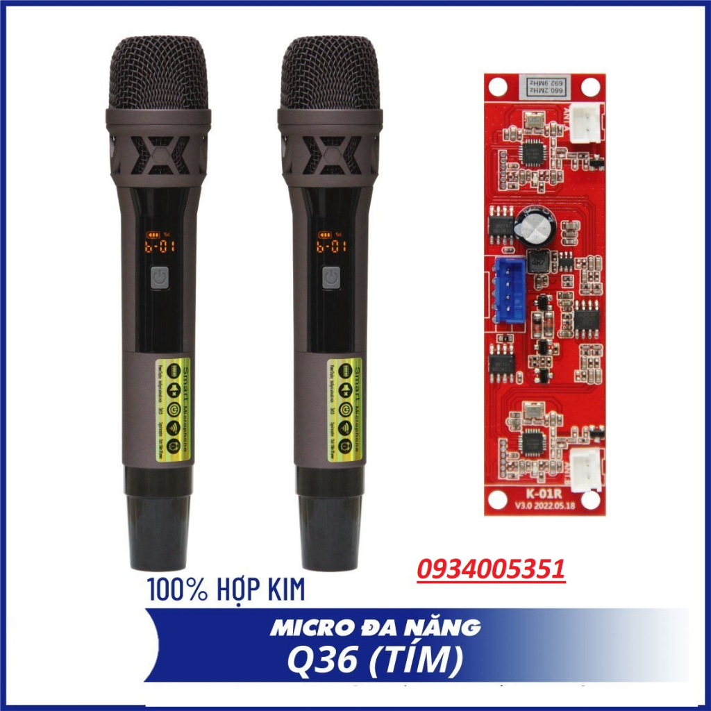 micro loa kéo UHF chống hú tốt nhất hiện nay sử dụng củ mic K8