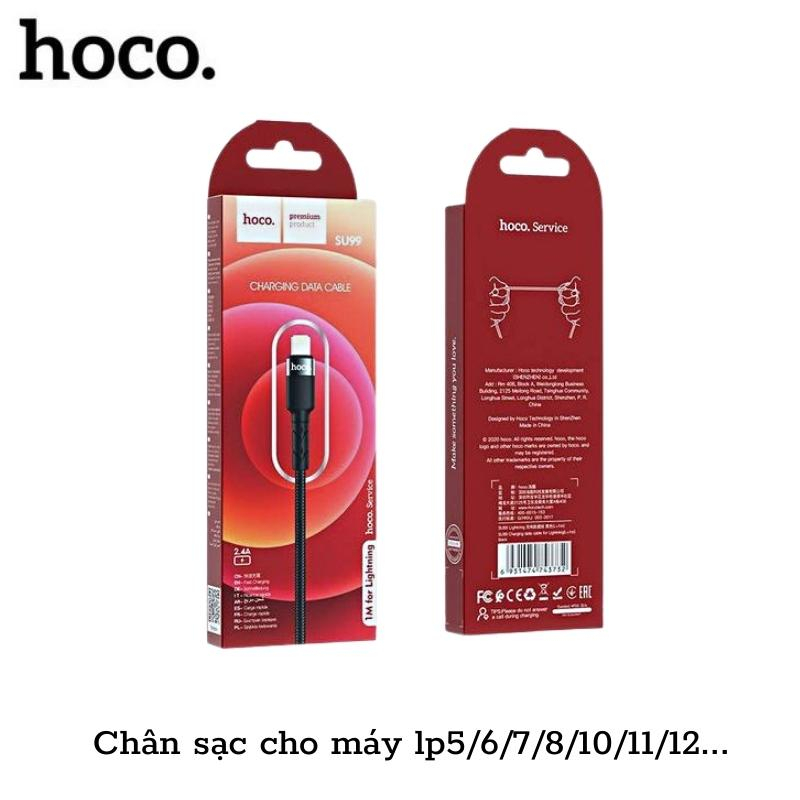 Dây sạclP- Androi,Cáp sạc Type C,Micro USB Hoco S99 thiết kế dây bện dù hỗ trợ sạc nhanh 2.4A-3A