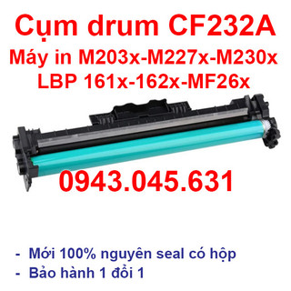 Cụm drum 32A (Có VAT) dùng cho máy in HP Laserjet M203x, M230x, M227x - Canon LBP 161dn, MF261/264/266/269 - CF232A mới