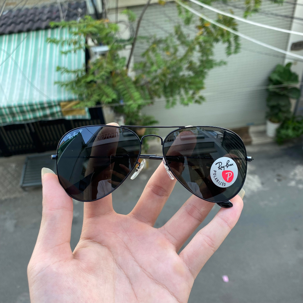 Kính 𝐑𝐚𝐲𝐛𝐚𝐧 𝐏𝐨𝐥𝐚𝐫𝐢𝐳𝐞𝐝 Chính Hãng Đã Qua Sử Dụng Nguyên Zin Nguyên Tem Cực Hiếm , Chống UV Cực Tốt
