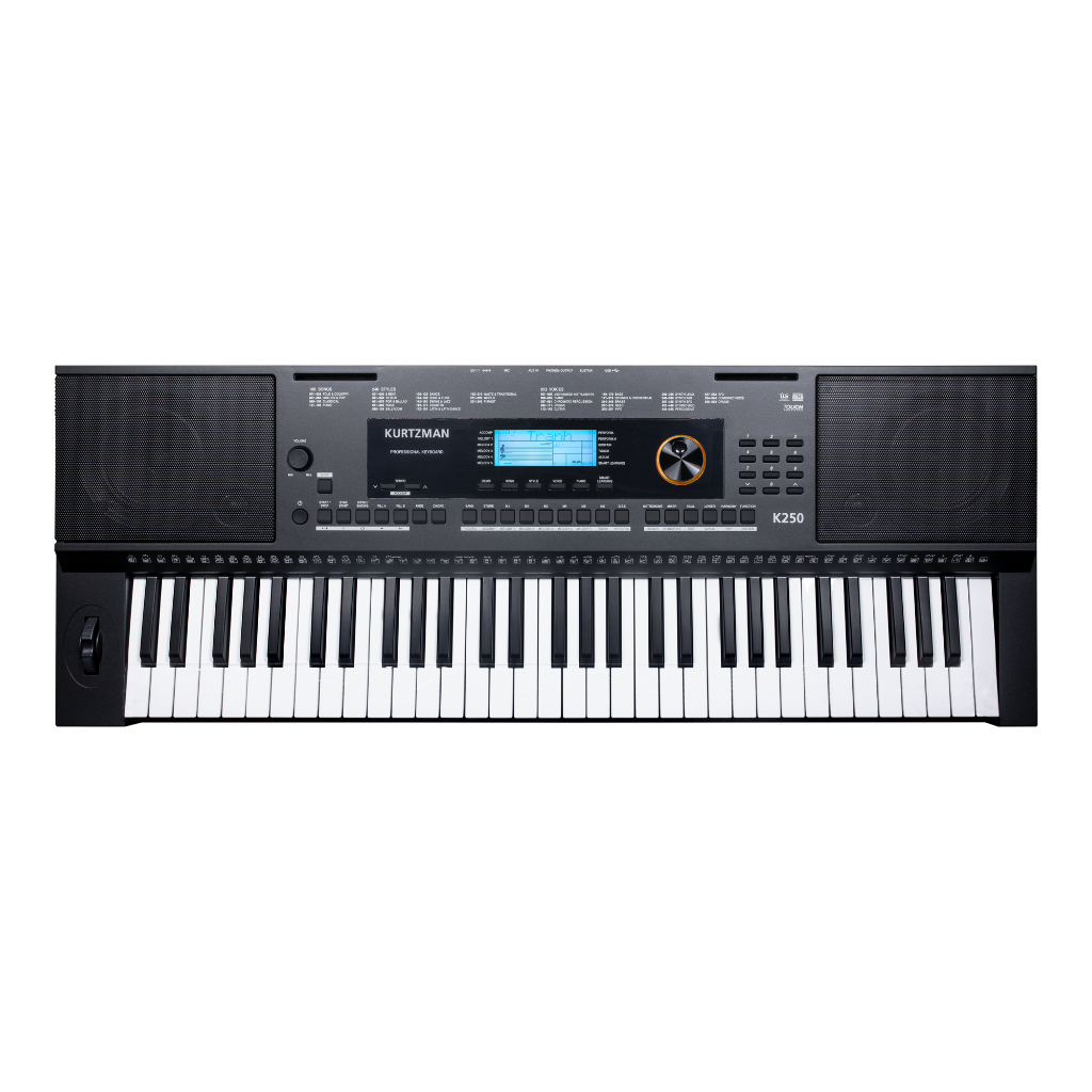 Đàn Organ điện tử/ Portable Keyboard - Kzm Kurtzman K250 - Perfect for Learning & Performing - Màu đen (BL)