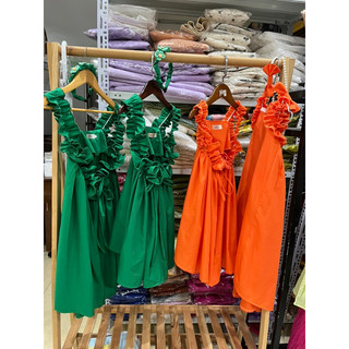 đầm hở lưng cho mẹ và bé gái ( tặng bờm)