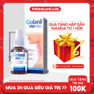 Xịt Golanil Spray Orale - ngăn ngừa viêm họng từ thảo dược cho người lớn