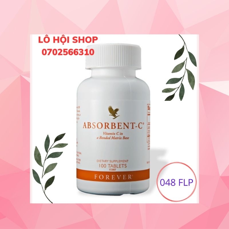 VIÊN UỐNG BỔ SUNG VITAMIN C LÔ HỘI -048 FLP GIÚP TĂNG CƯỜNG SỨC ĐỀ KHÁNG -100 VIÊN/ LỌ