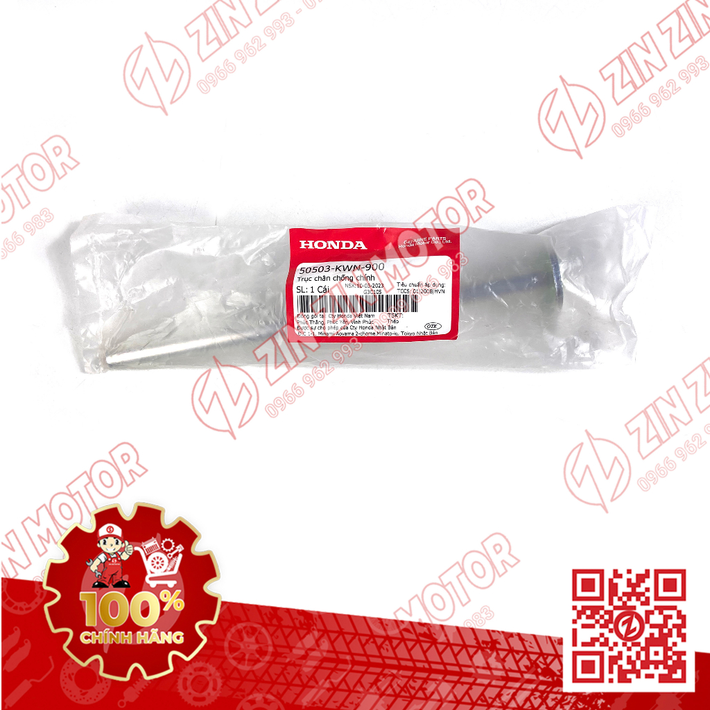 Trục Cốt Chân Chống Đứng Vario 160, Vario 150, Vario 125 50503-KWN-900 Chính Hãng