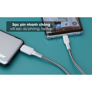 Cáp Type C 1m Mbest DS462G-WB Xám ( Likenew )