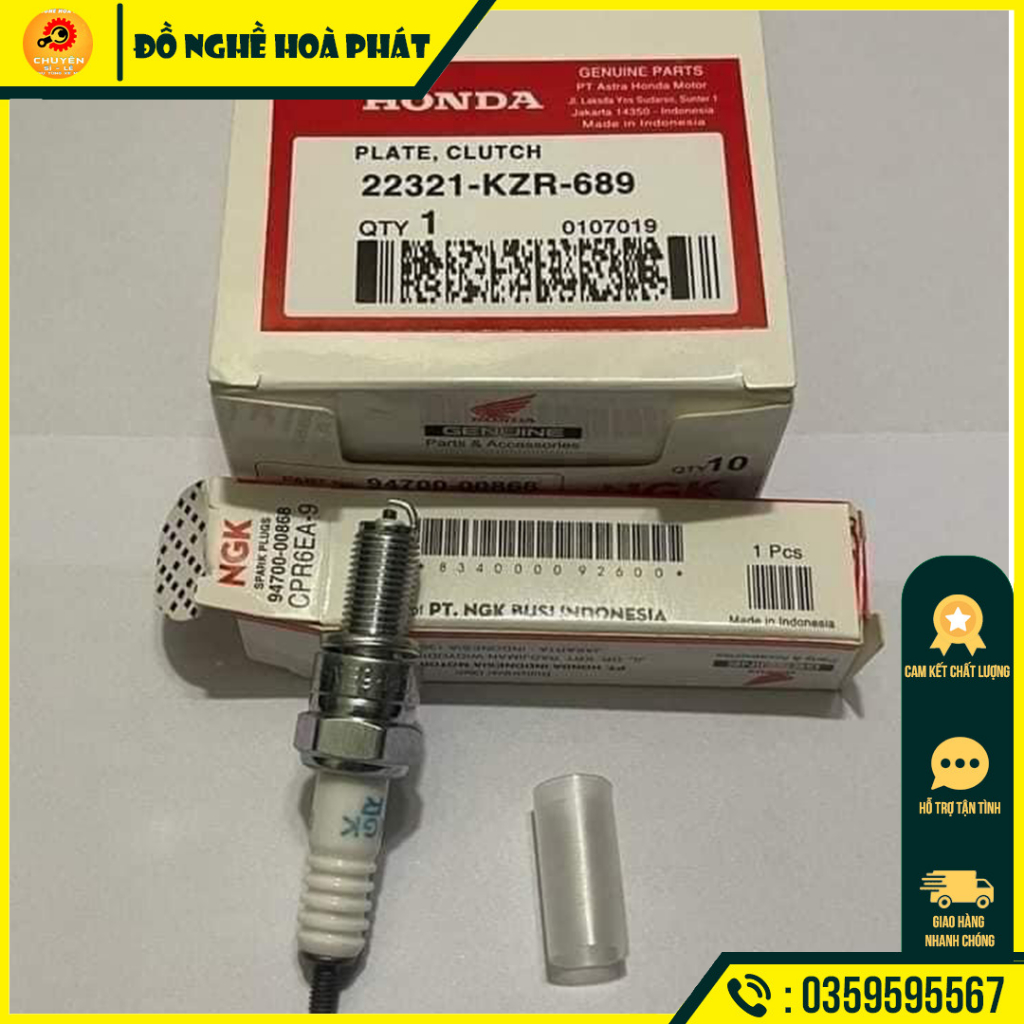 Bugi Xe Máy NGK INDO - Bugi Chính Hãng Được Nhập Khẩu Từ Indonesia, Lắp Đặt Được Cho Nhiều Loại Xe