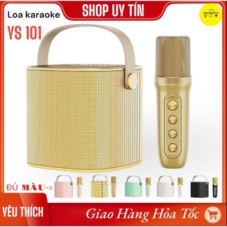 Loa karaoke mini YS 101 nghe nhạc bluetooth Tặng Kèm Mic không Dây