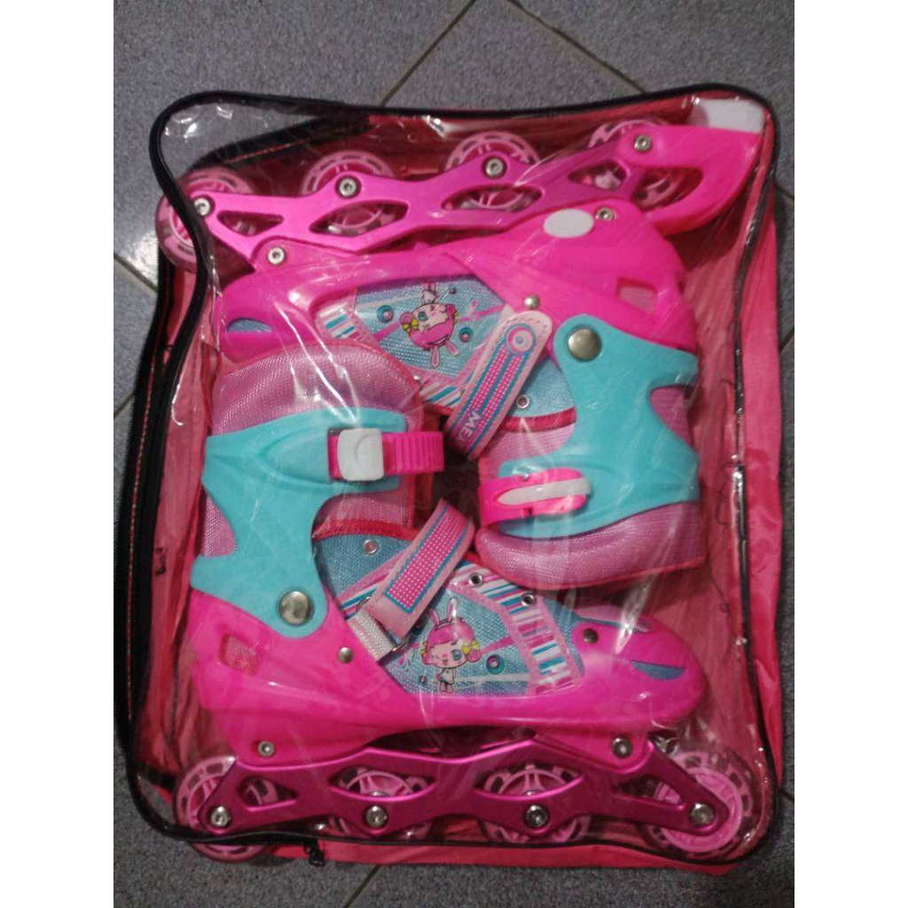 Giày Patin Trẻ Em  Measin - Có Đèn Bánh, Form Chắc Chắn, Phanh Chân An Toàn