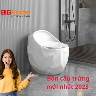 Bồn cầu trứng, bồn cầu quả trứng, bồn cầu một khối