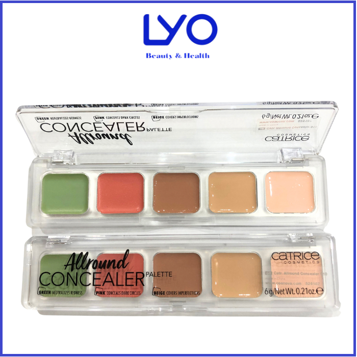 Che Khuyết Điểm 5 Ô Catrice Allround Concealer Palette 6g