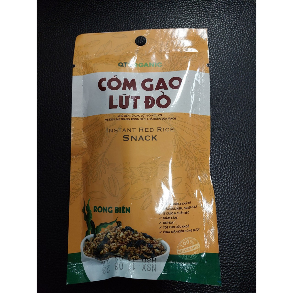 Cốm gạo lứt đỏ Quảng Trị túi 50g