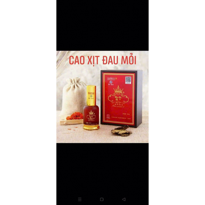 CAO XỊT BẠCH VÂN ĐAU MỎI