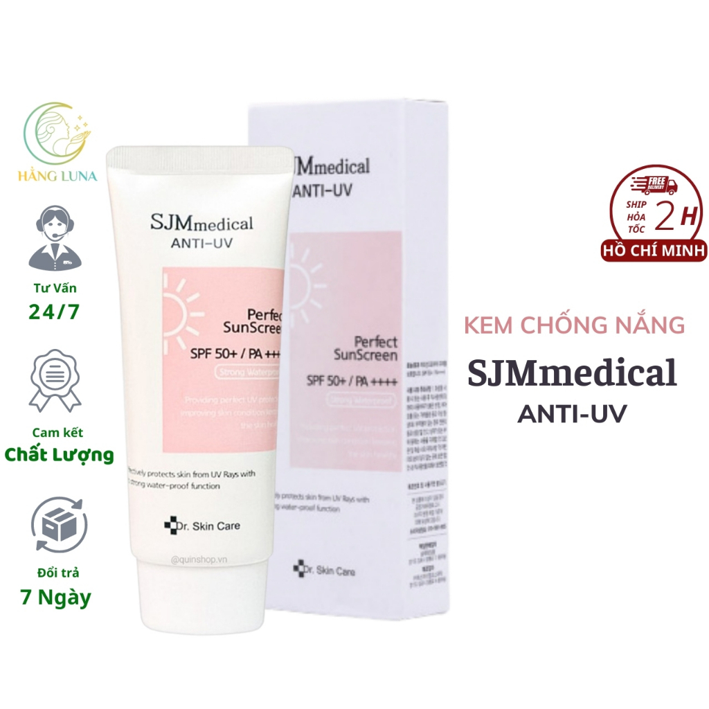 Kem chống nắng phục hồi SJMmedical ANTI-UV Suncream Perfect SunScreen SPF50+ PA++++ 60g Hàn Quốc