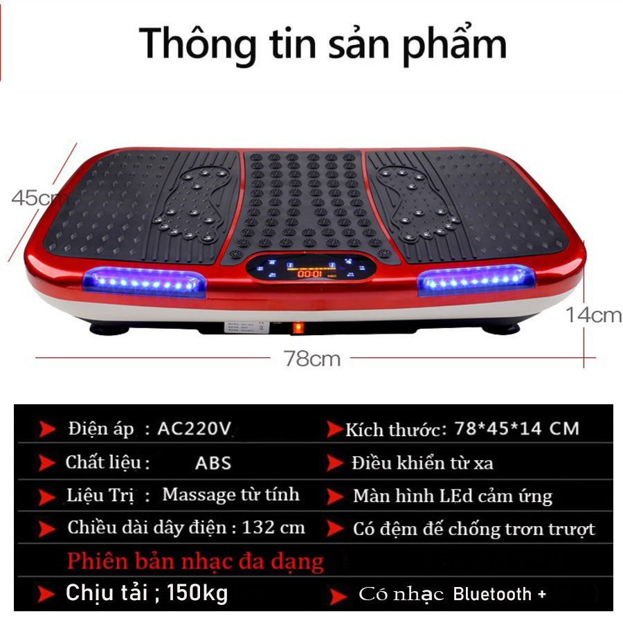 Máy Rung Giảm Cân Cao Cấp An Toàn Hiệu Quả