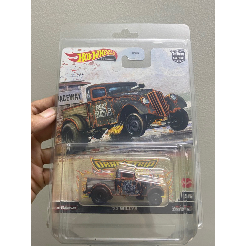 BoonShop Xe Mô Hình Hot Wheels Chase ‘33 Willys - Black