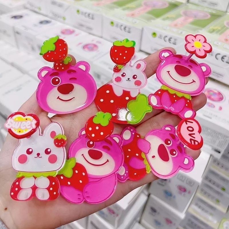 Kẹp nhún gấu dâu