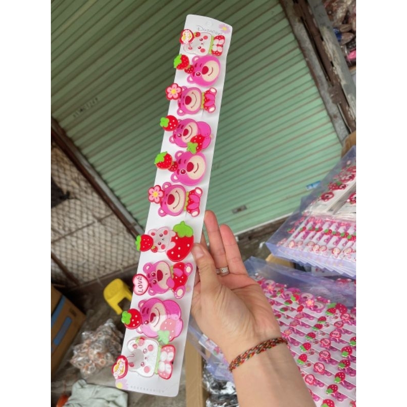 Kẹp nhún gấu dâu