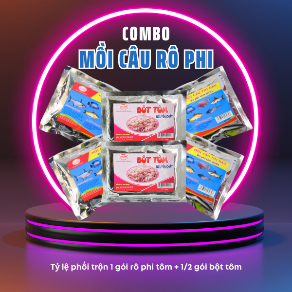 Combo câu cá rô phi thi đấu