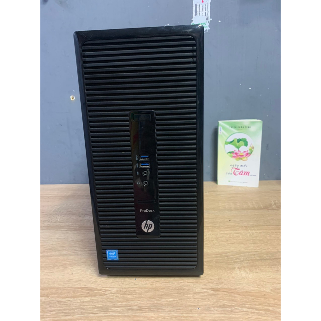 Barebone HP Prodesk 400G3 MT, Chạy CPU Gen6, Thùng đứng cắm được card rời phổ thông