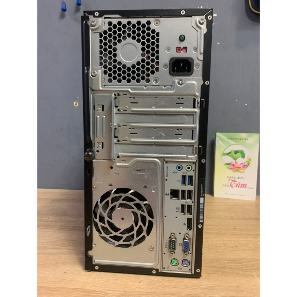 Barebone HP Prodesk 400G3 MT, Chạy CPU Gen6, Thùng đứng cắm được card rời phổ thông