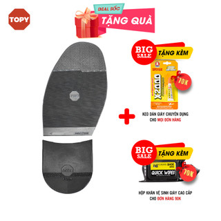 Combo miếng dán đế giày cao su TOPY chống trơn trượt ( Đế trước FINLUX + Gót sau TOPANE )