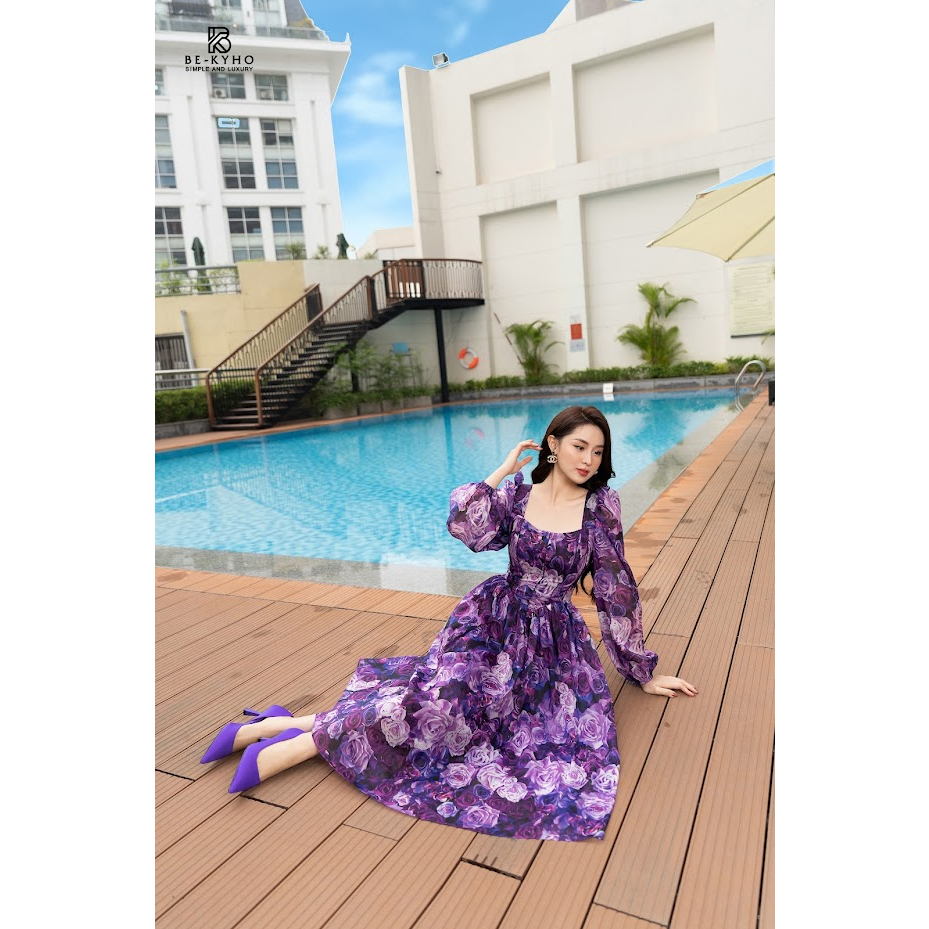 Đầm tím công chúa BE-KYHO