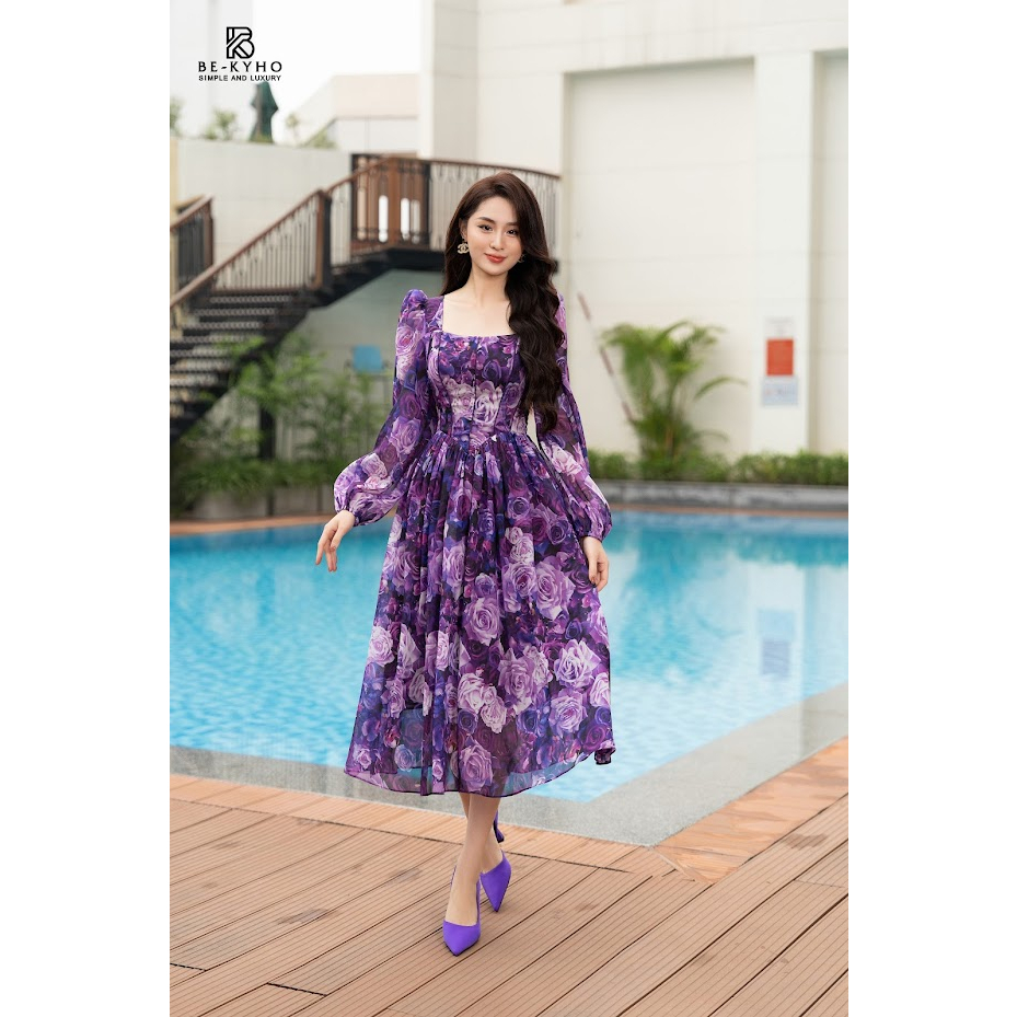 Đầm tím công chúa BE-KYHO