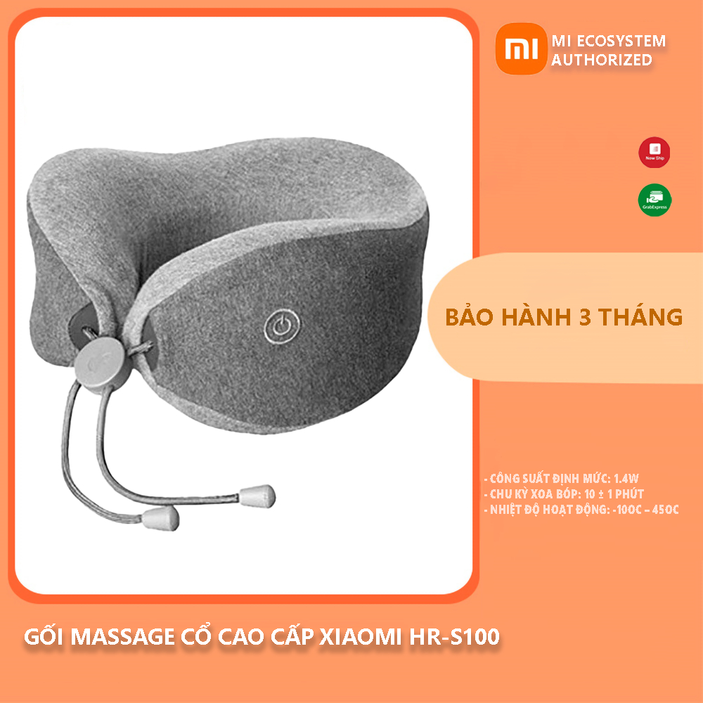 Gối massage cổ cao cấp Xiaomi HR-S100 - Shop MI Ecosystem Authorized