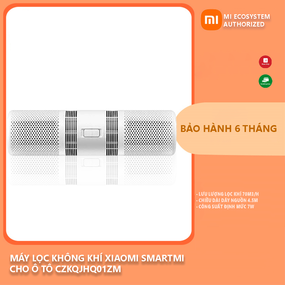 Máy lọc không khí Xiaomi Smartmi cho ô tô CZKQJHQ01ZM - Bảo hành 6 tháng