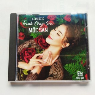 Đĩa cd Mộc San - Acoustic Trịnh Công Sơn phôi đúc