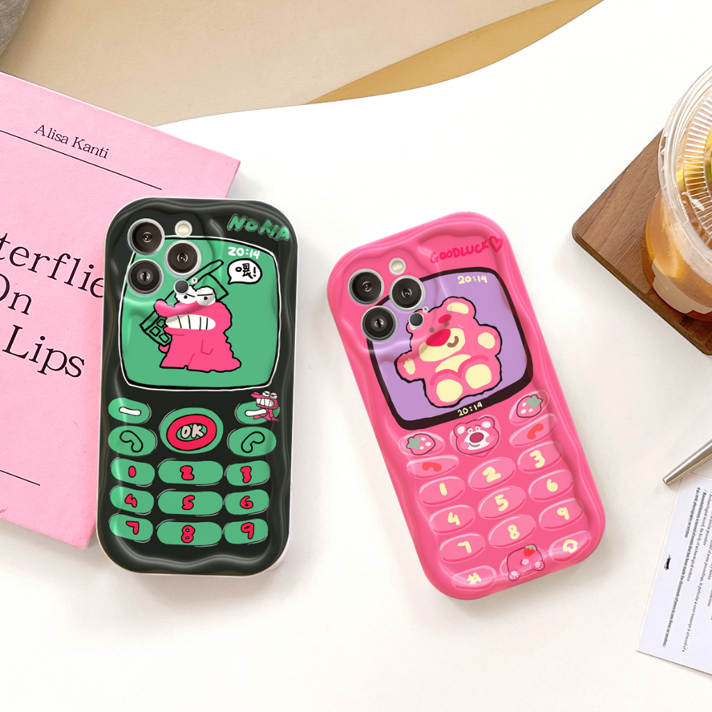 Ốp lưng iphone Viền nổi cạnh sóng bàn phím No.kia 6s/6splus/7/7plus/8/8plus/x/xs/11/12/13/14/pro/max/promax/plus sk09