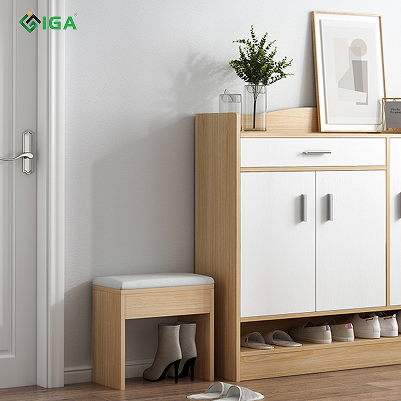 Ghế bàn trang điểm, ghế sofa ghế đi giày gỗ mặt đệm phong cách hàn quốc- GP138