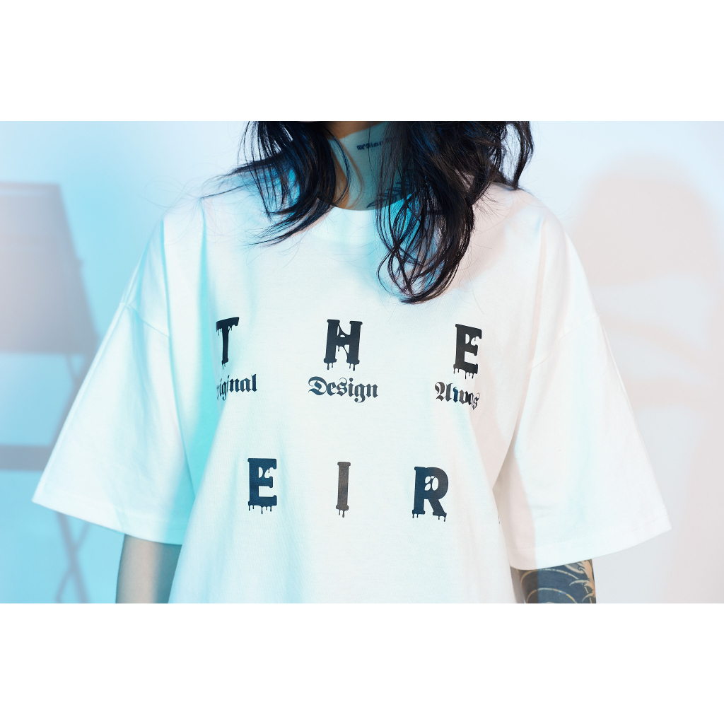 LOCAL BRAND Áo thun The Weird Tay Lửng Form Rộng Unisex Oversize ATK507