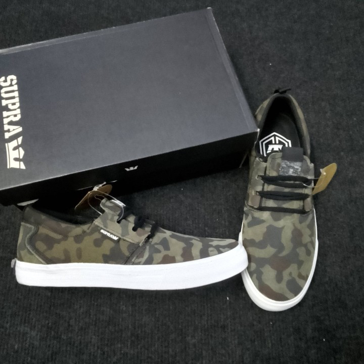 Giày Supra da lộn camo nam chính hãng