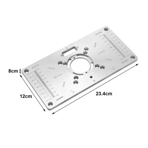 Tấm gá máy phay gỗ, Tấm Chèn Bàn Làm Gỗ Bằng Hợp Kim Nhôm