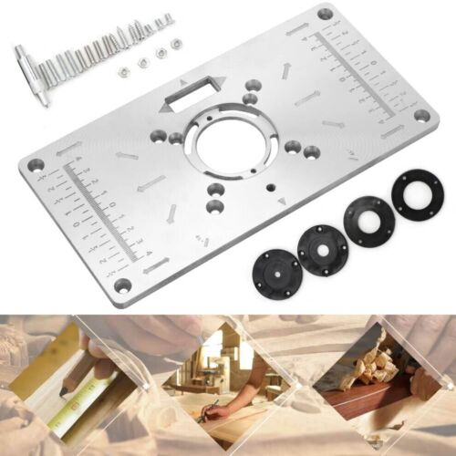Tấm gá máy phay gỗ, Tấm Chèn Bàn Làm Gỗ Bằng Hợp Kim Nhôm