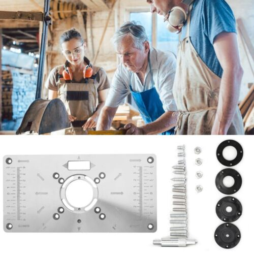 Tấm gá máy phay gỗ, Tấm Chèn Bàn Làm Gỗ Bằng Hợp Kim Nhôm