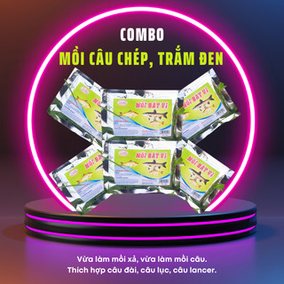 Combo 6 gói Bát vị - Câu cá chép, cá trắm đen, cá trắm cỏ, trôi...