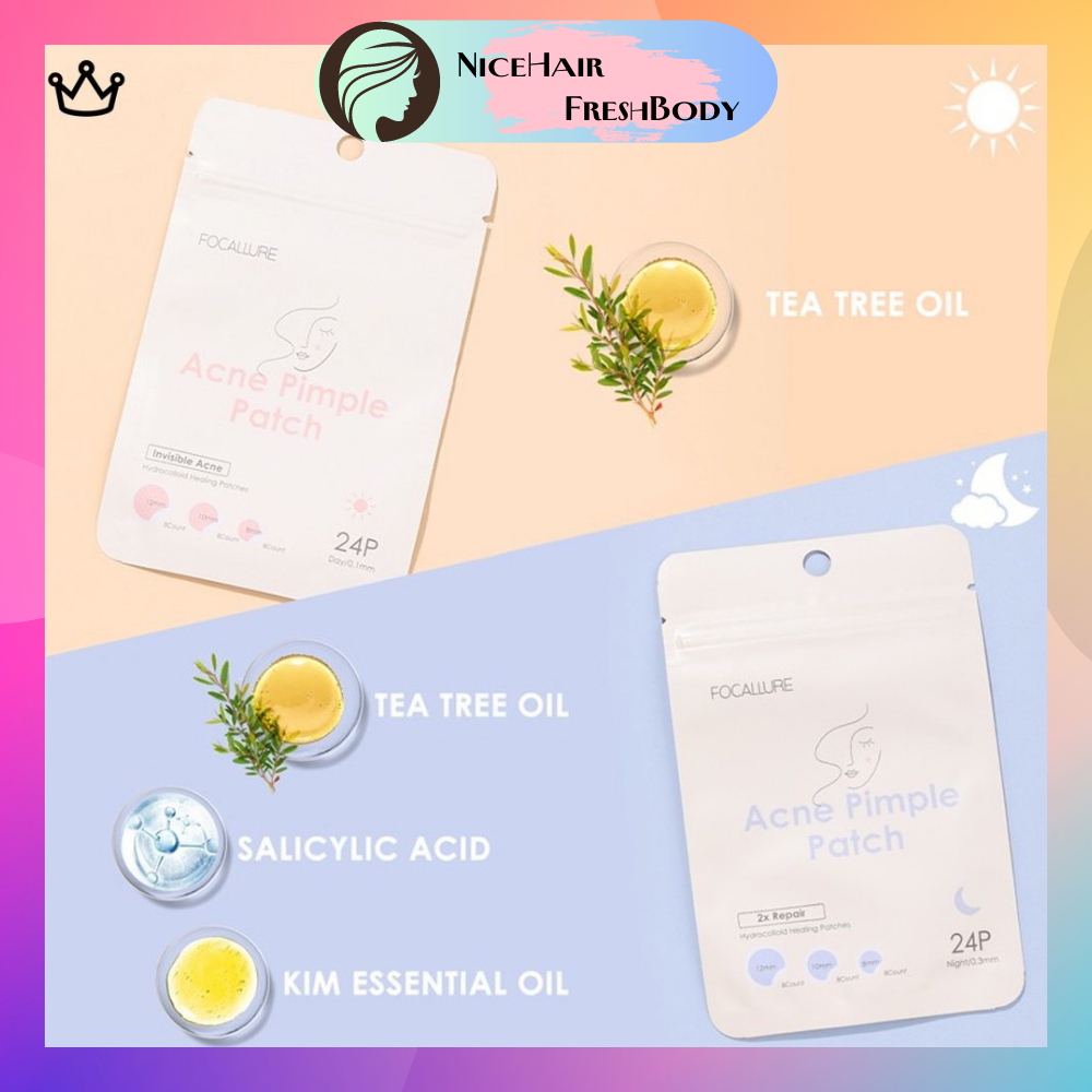 NHFB shop Miếng dán mụn FOCALLURE khởi tạo dưỡng lớp da ứng dụng sáng ý 2g