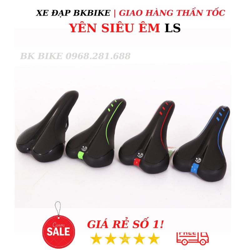 Yên Xe Đạp LS | Siêu Dày, Siêu Êm