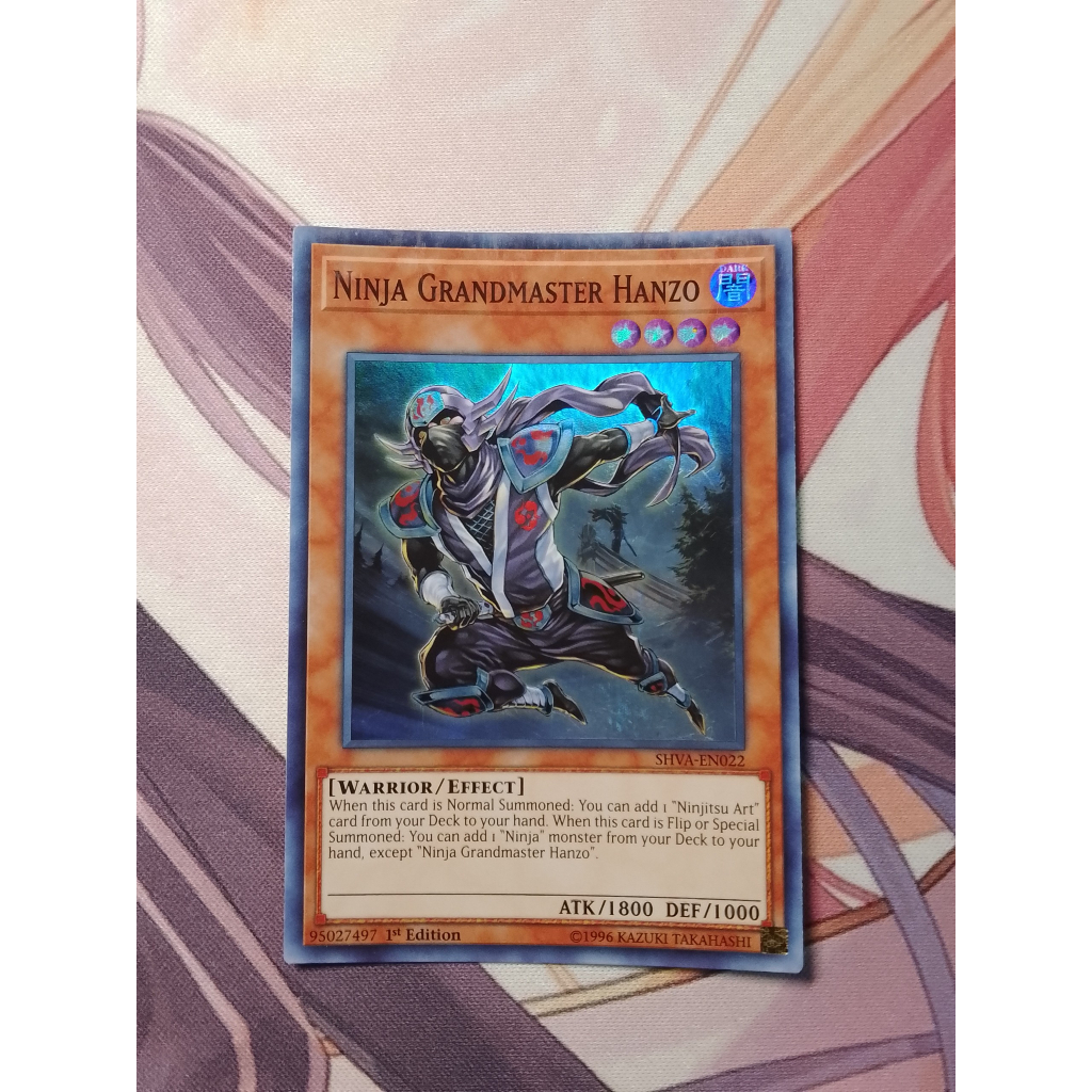 Thẻ Bài Yugioh: Ninja Grandmaster Hanzo SHVA-EN022