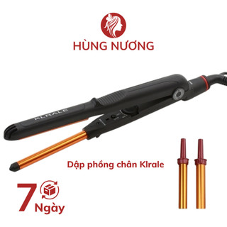 Kẹp phồng chân tóc Klrale, máy dập phồng chân tóc tạo phồng tự nhiên, bảo vệ tóc