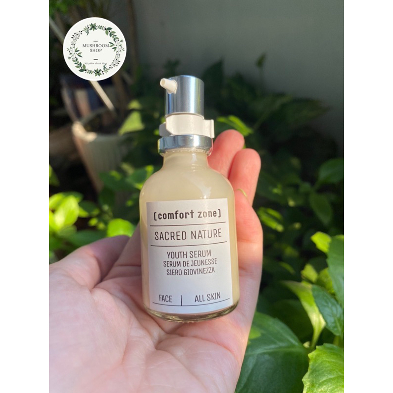Tinh chất trẻ hoá da dòng hữu cơ Youth Serum Sacred Nature Comfort zone